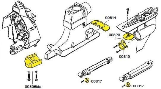 Magnesiumanod kit Mercury/Mercruiser Gen 2 - AnodeFactory