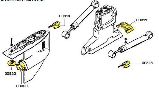 Aluminiumanod kit Bravo one, komplett, TKITBRAVOI-AL